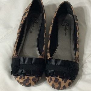 Fergalicious leopard print flats
